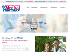 Tablet Screenshot of medicalpharmacyla.com